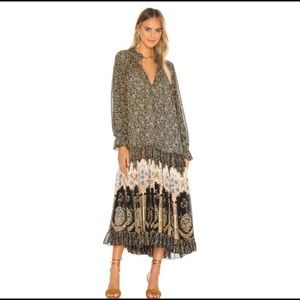 Free people feeling groovy maxi dress midnight XS
